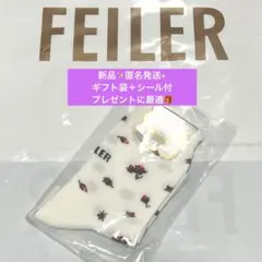 FEILER フェイラー　リアローズ　ソックス ショップギフト袋＋シール付き