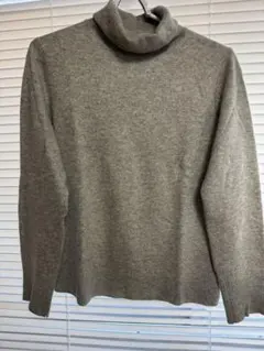 UNIQLO カシミヤ タートルネック ニット XL グレー