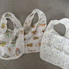 aden+anaisオーガニックスナップビブ　スタイ3枚セット