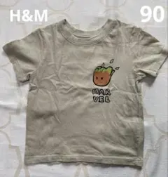 半袖Tシャツ　半袖トップス　H&M MARVEL マーベル　グルート　90のサムネイル