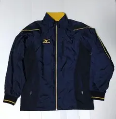 Mizuno pro／ウィンドブレーカー M ネイビー／ゴールド上下セット
