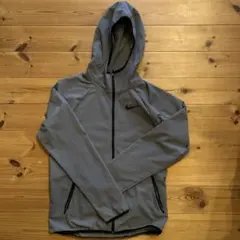 NIKE ナイキ フーデッドジャケット グレー S ランニングウェア メンズ