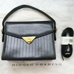 ヒロココシノ　ハンドバッグ　ショルダーバッグ　ビジネス　黒　バッグ　コシノヒロコ