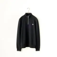 FRED PERRY ワンポイントロゴ刺繍 ハーフジップスウェットのサムネイル