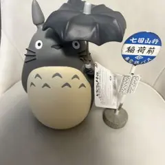 【新品未使用】となりのトトロ 大きな貯金箱 傘付き　どんぐり共和国　バス停看板付