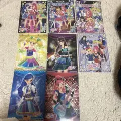 アイカツ 一番くじ クリアホルダー セット カード
