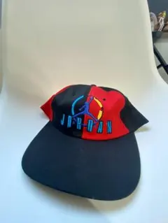 90s NIKE AIR JORDAN ジャンプマン刺繍ロゴキャップ 2トーン