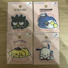 セリア サンリオ ワッペンセット 6種