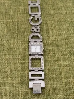 D&G レディース 腕時計 ロゴ ラインストーン[ジャンク品]のサムネイル