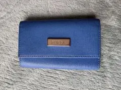 FURLA キーケース 青 水色