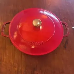STAUB（ストウブ）両手フライパン チェリー 26cm - メルカリ