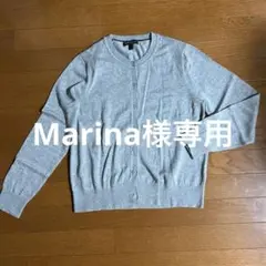 レディースBANANA REPUBLIC グレー カーディガン Lサイズ