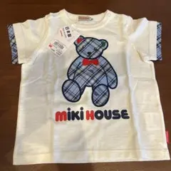 MIKI HOUSE クマデザイン Tシャツ 80