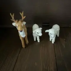 動物オブジェ インテリア 鹿ひつじ