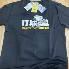 VICTOR x PEANUTS Tシャツ XL ブラックのサムネイル