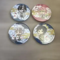 鬼滅の刃×ローソン 缶バッジ　伊黒小芭内　甘露寺蜜璃　宇髄天元　冨岡義勇　4点
