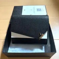 Paul Smith 現行品　ラブレター　三つ折り財布　新品未使用　ブラック　黒のサムネイル