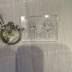 鬼滅の刃　原画展　クリアベースキーホルダー　伊黒小芭内・甘露寺蜜璃