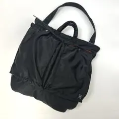 吉田カバン Porter ヘルメットバッグ タンカー 2way ブラック 黒