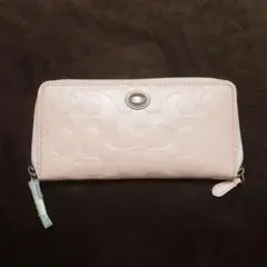 COACH コーチ　長財布　財布　シグネチャー　ロングジップアラウンドウォレット