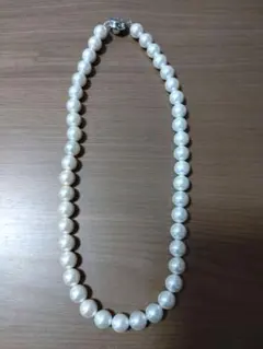 イミテーション　パール　ネックレス　セレモニー　大粒　卒業式