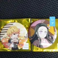 鬼滅の刃 追憶回廊ノ導 ナムコ 缶バッジ ノーマル レア 我妻善逸