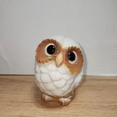 信楽焼 フクロウの置物 陶器
