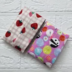 ミニポケットティッシュカバーケース　ハンドメイド　2個セット　No.28