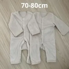もこもこロンパース　70cm 80cm