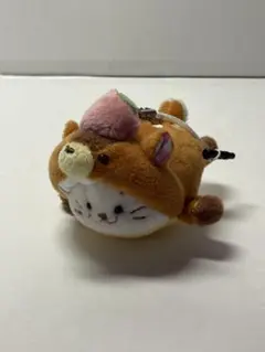 モケケ ぬいぐるみマスコット 鹿 桃