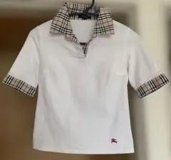 Burberry Tシャツ素材 半袖ポロシャツ