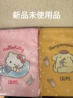 巾着　ポーチ　ノベルティグッズ　キティちゃん　ポムポムプリン　サンリオグッズ