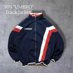 90s umbroアンブロトラックジャケット ジャージ 刺繍ロゴ 単丈 太アームのサムネイル