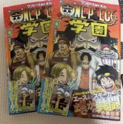 ワンピース学園10巻　付録カード　ロー 2枚