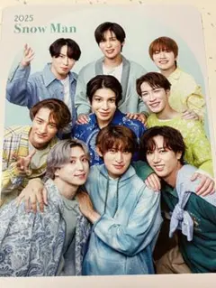 2025 Snow Man バースデーカード