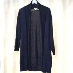 HUSHUSH 薄手ネイビー カーディガン Mサイズ最終値下げ
