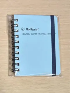 ロルバーンポケット付メモ　ミニ　ライトブルー