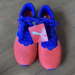 24.5cm Puma ランニングシューズ オレンジ/ブルーのサムネイル