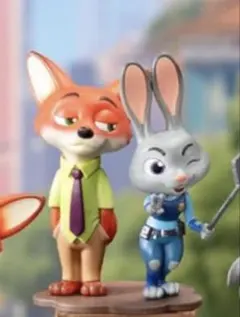 【新品】52TOYS ズートピア ベストパートナー　ニック＆ジュディ　自撮り