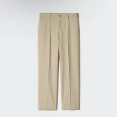 美品◇UNIQLO ユニクロ タックワイドパンツ　ストレッチパンツ　S
