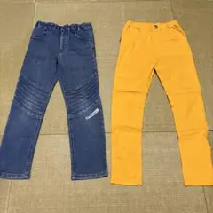 べべRAD CUSTOM、Moujonjon長ズボン140センチ　2本セット