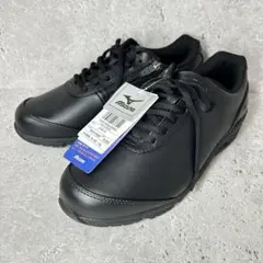 【タグ付新品】MIZUNO サイドジップ 25.5 ウォーキング EEE 黒