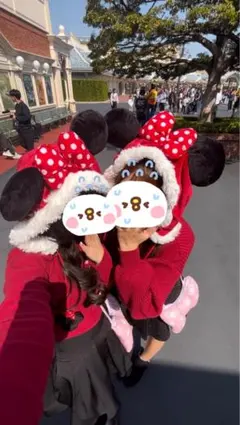 ディズニー ミニー ファンキャップ クリスマス