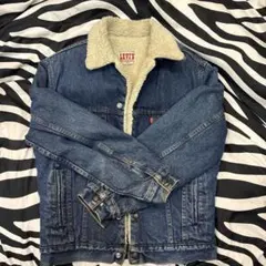 LEVI'S デニムジャケット シェルパ襟付き