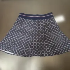 ZARA TRAFAULIC ネイビー フレアスカート