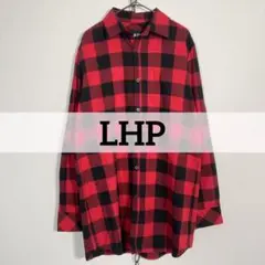 00s LHP ロング丈 コットンシャツ バッファローチェック Y2K
