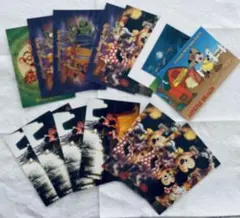 ディズニー　ワールド　ミッキー・ミニーポストカード　10枚　+2枚