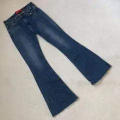 《 BEAMS ビームス 》 ブーツカット デニム ジーパン 23 日本製 古着のサムネイル