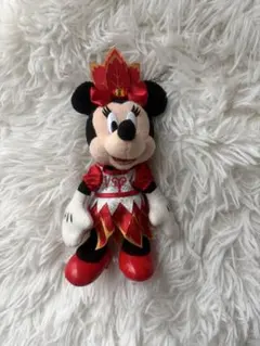 ミニーマウス ぬいぐるみ 赤い衣装