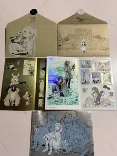送料無料☆4枚組A/バラ売り可/原作絵A4クリアファイル/葬送の 